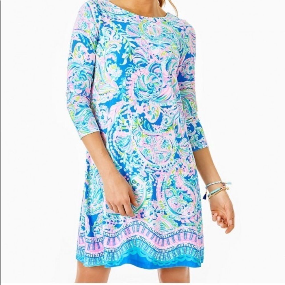 NWT Lilly Pulitzer Ophelia Dress Dream Team - XS - Picture 4 of 7